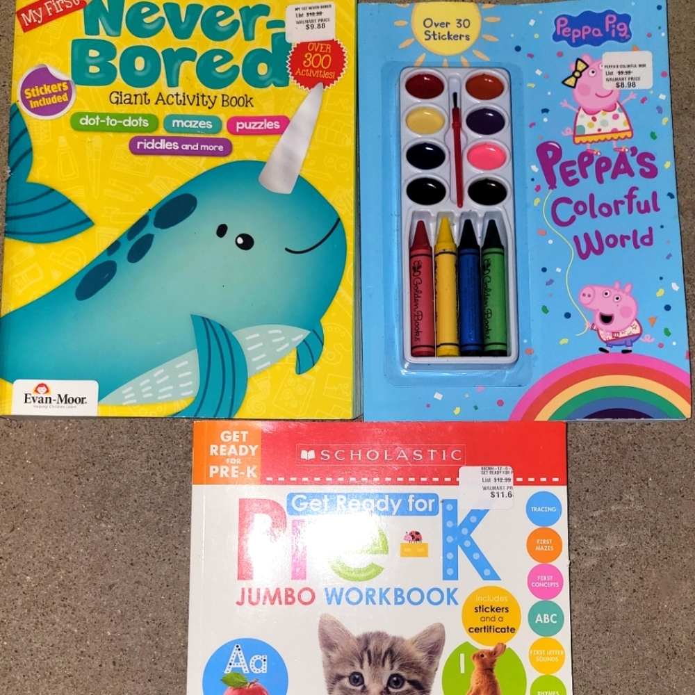 Pre-K, Kindergarten Workbooks/Activity Book